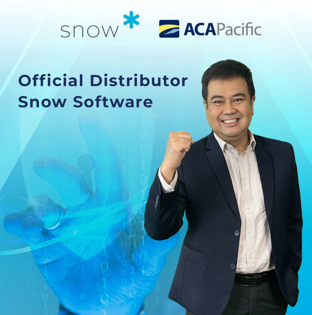 Wiranto Country Head PT ACA Pacific jalin kerja sama Snow Software asal Swedia ft Ist