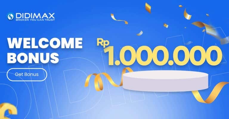 Didimax Beri Welcome Bonus untuk Klien Baru Sebesar Rp. 1.000.000 Didimax