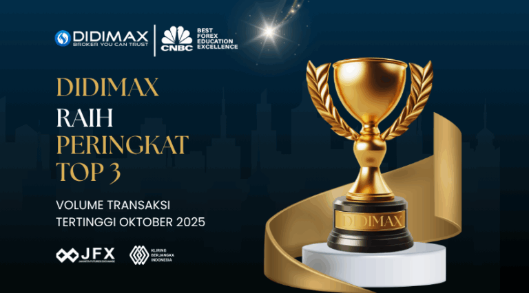 Didimax Raih Predikat Top 3 Broker Oktober 2025, Bukti Konsistensi dan Komitmen Edukasi Trader Indonesia Didimax Top 3 broker