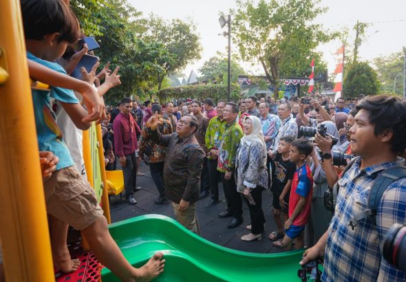 Menengok Wajah Baru RPTRA Bhinneka Swadarma, Ruang Pemantik Kreativitas Warga Pramono Anung